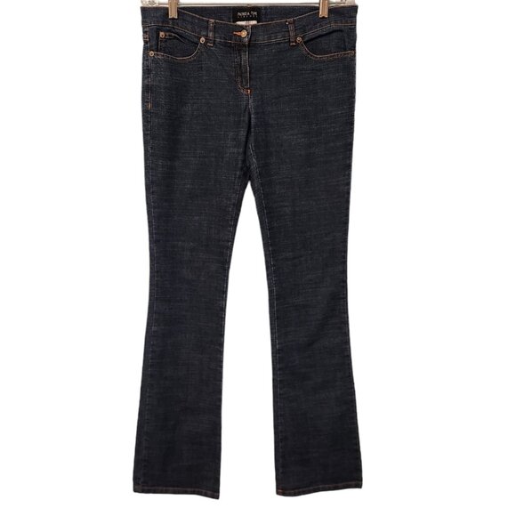 Patrizia Pepe Firenze Skinny Jeans Size 46 (33x34.5) Boot Cut Blue Denim‎ EUC - Picture 1 of 16